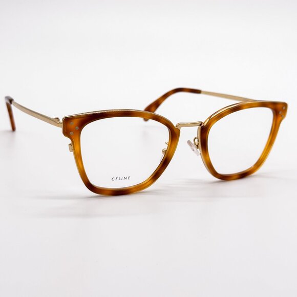 NEW CELINE CL 50002U 055 WOMEN LIGHT HAVANA EYEGLASSES CELINE CL50002U 055 - Picture 4 of 12
